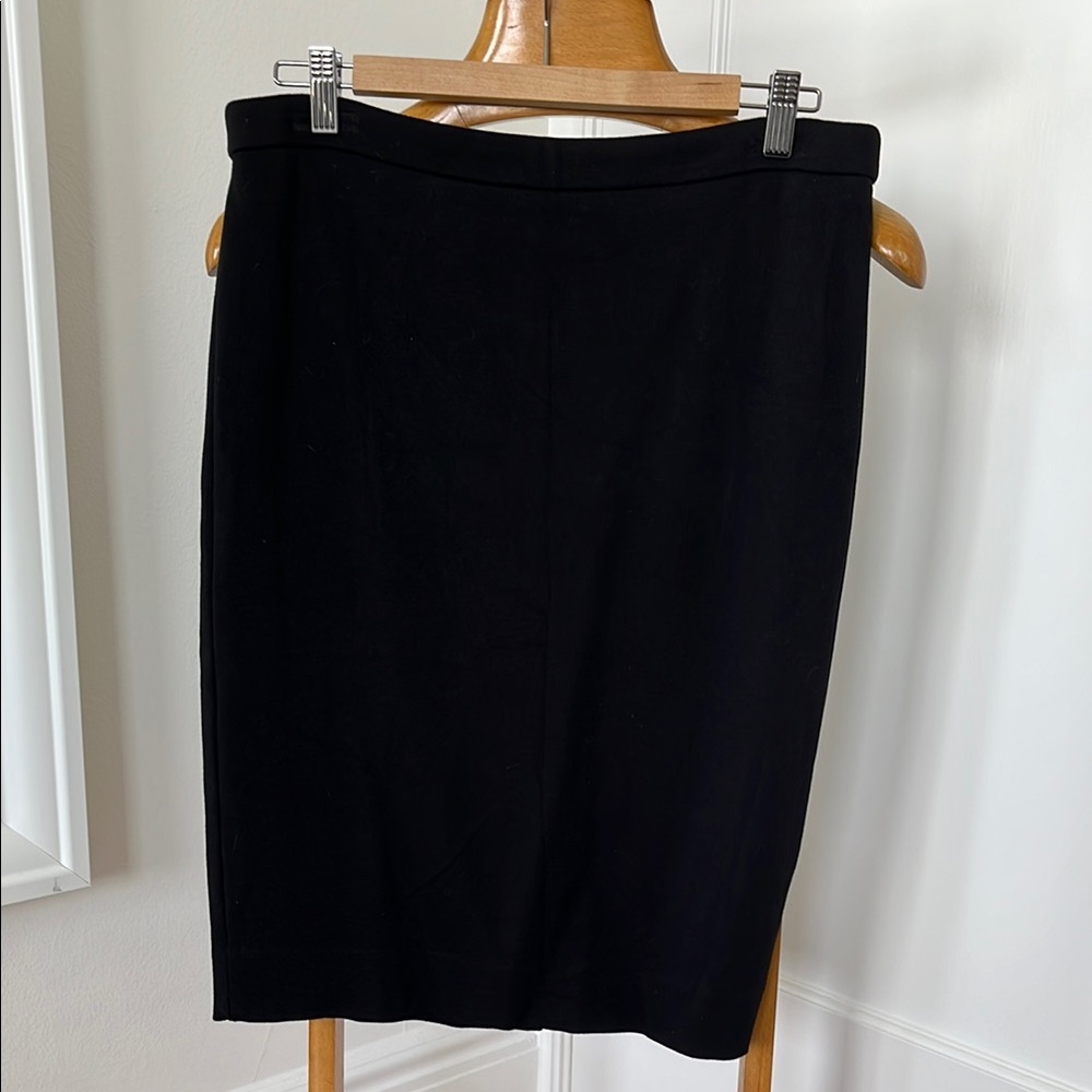 J. Crew Black Pencil Skirt Knee-Length Workwear